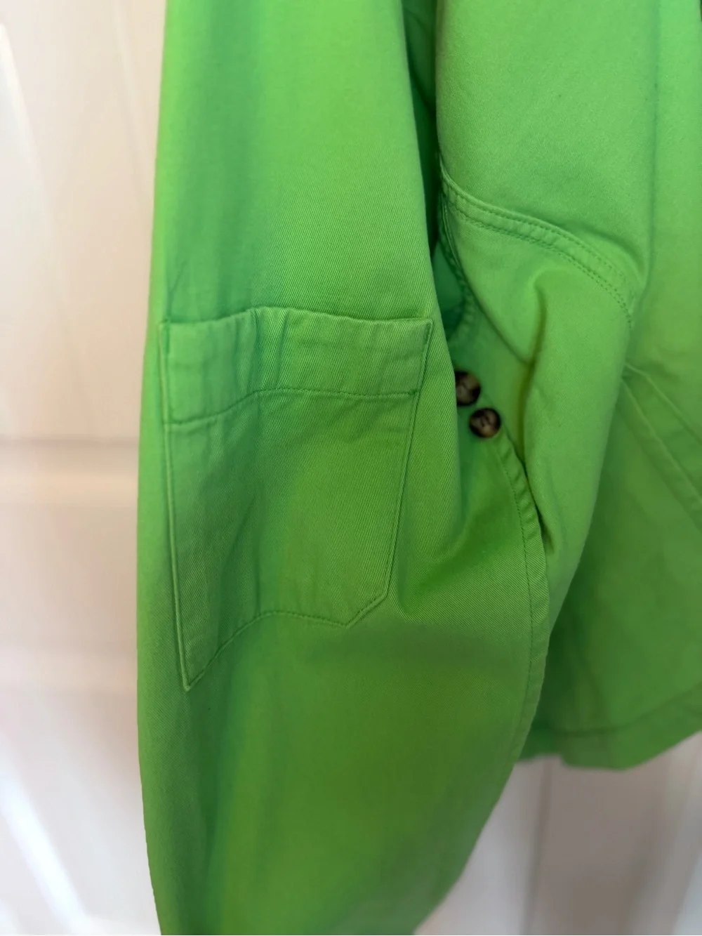 Vicomte Paris Palm Beach Lime Green Cotton Sports | Surgeon’s Cuffs | Large